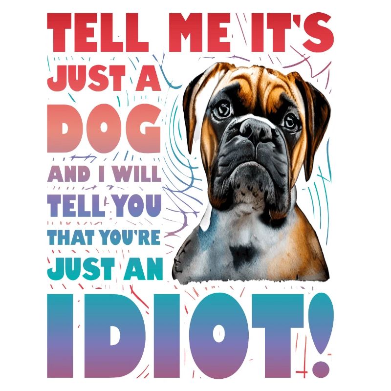 Boxer Lustiger Spruch