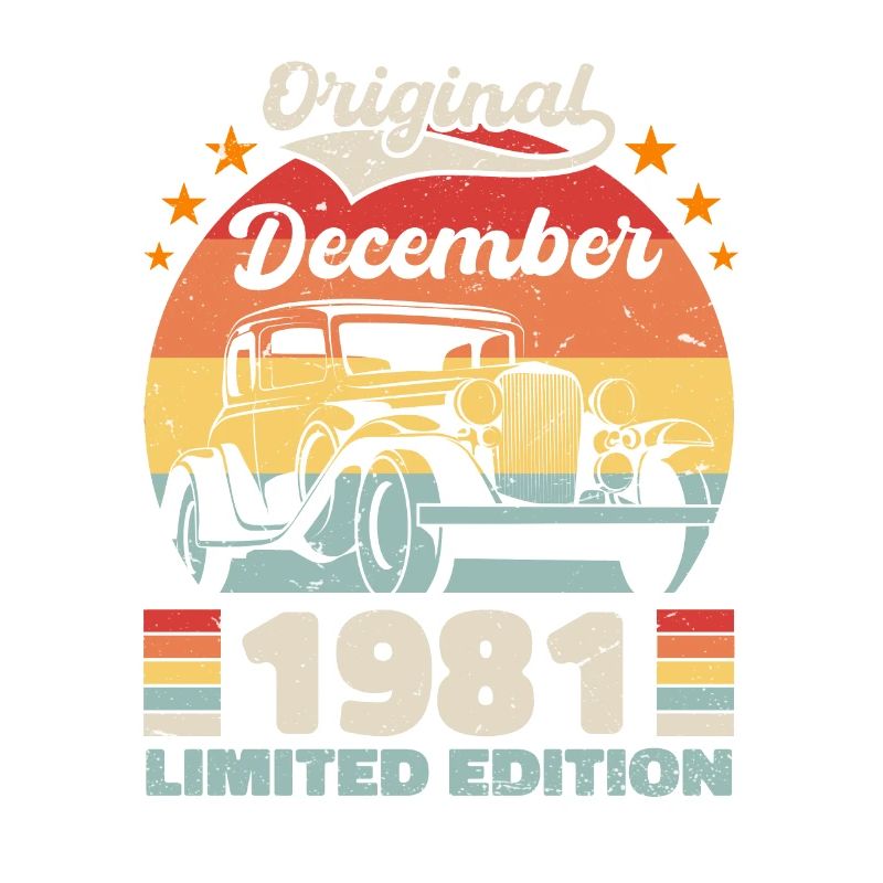 Dezember 1981 Geburtstagsgeschenk Dezember 1981