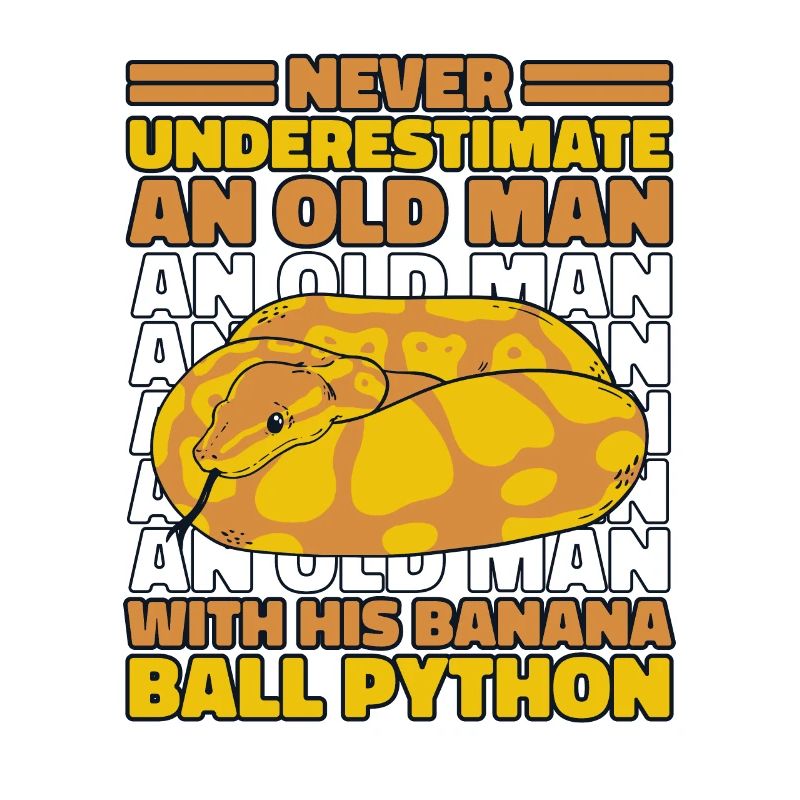 Never Underestimate Old Man Python Banana Ball