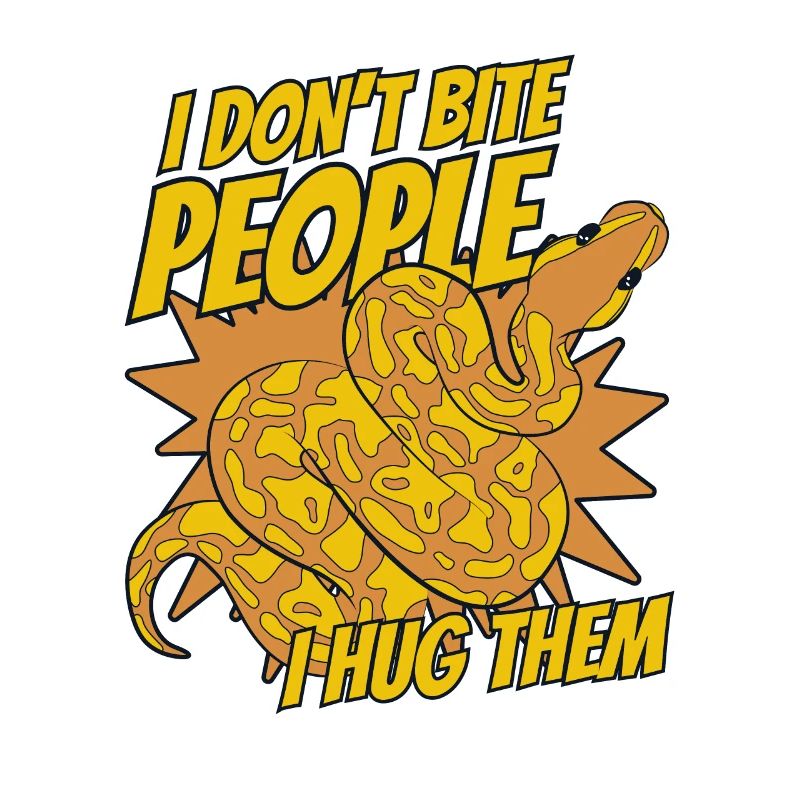 Je ne mords pas les gens je les embrasse Python Banana Ball