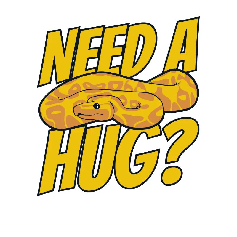 Need A Hug Python Schlange Pythonzüchter Banana