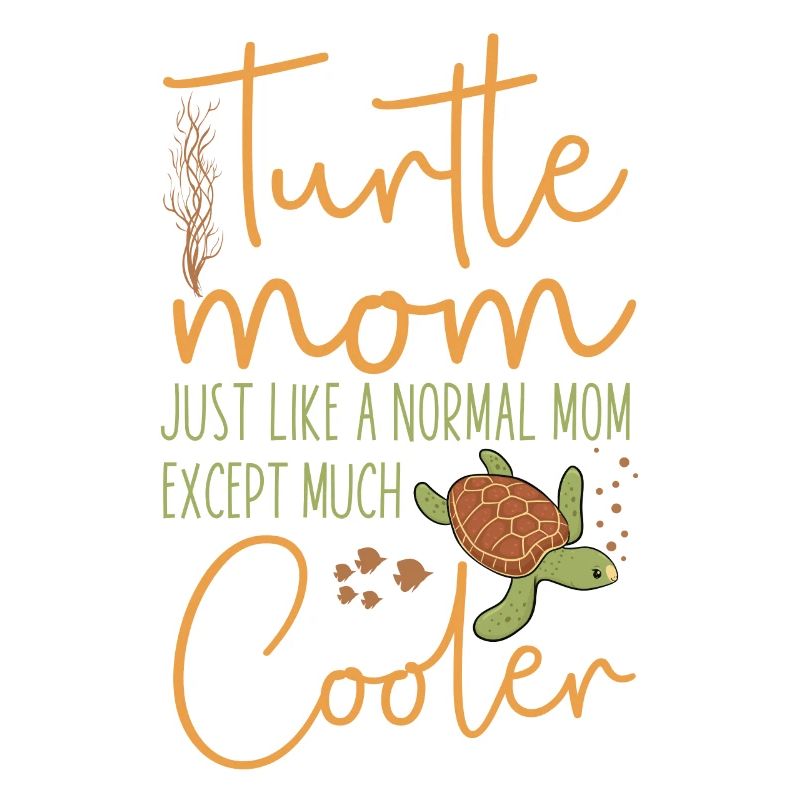 Sea Turtle Tortoise Mom Turtle Mom