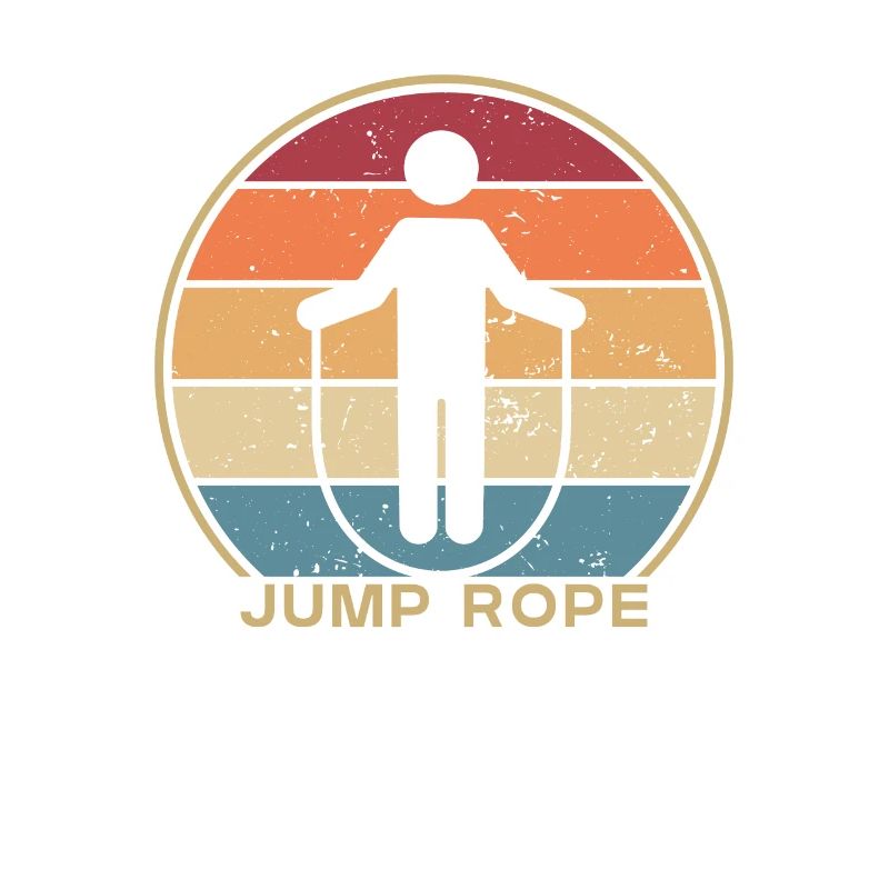 Retro Springseil Springseil Springen Geschwindigkeit Springseil