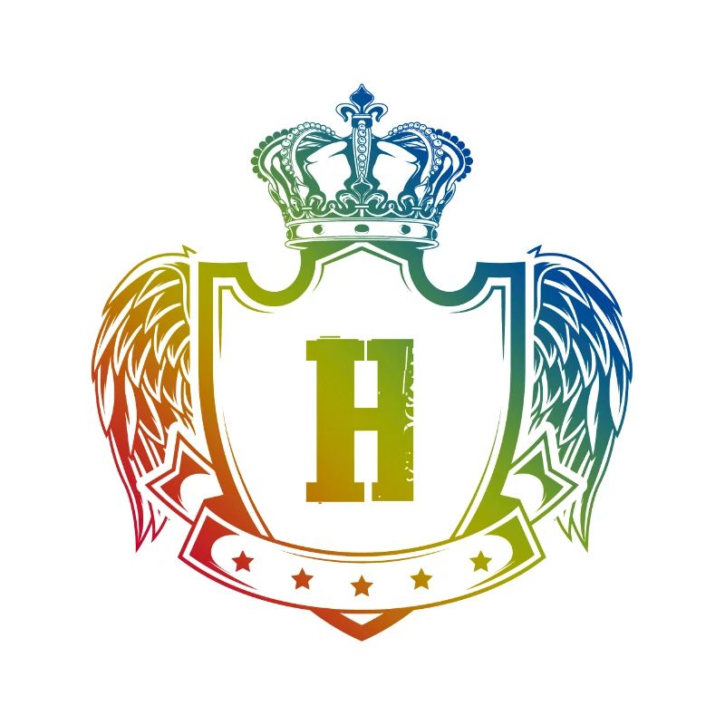 H Buchstabe Wappen