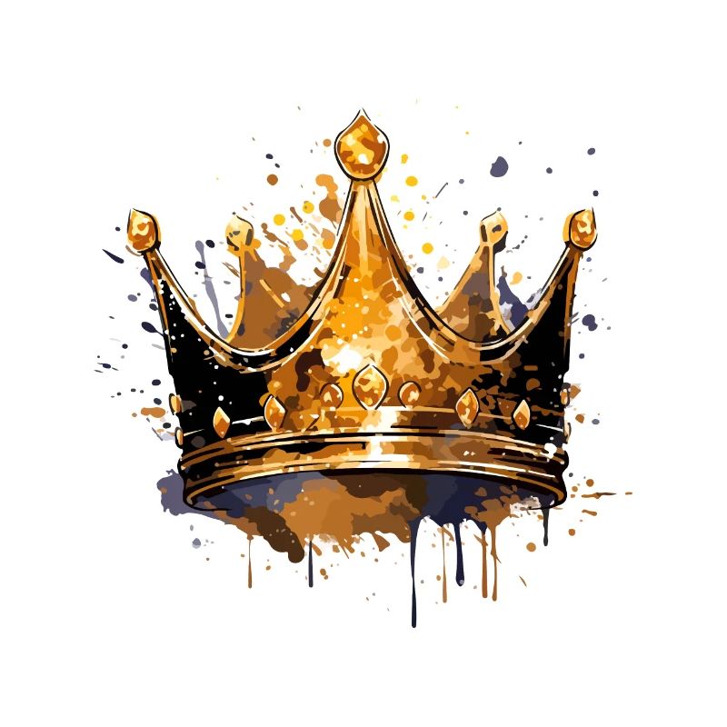 Krone Symbol Gold