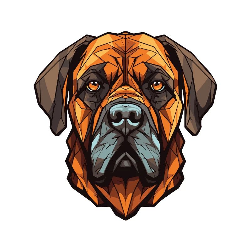 Mastiff Hund Kopf