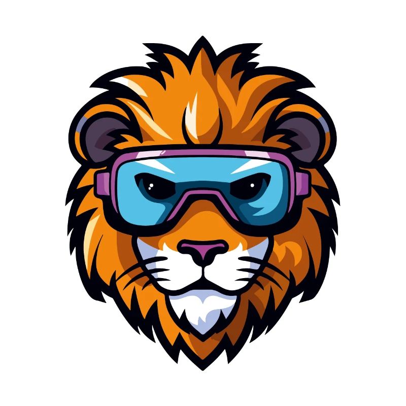Ski Lion Comic