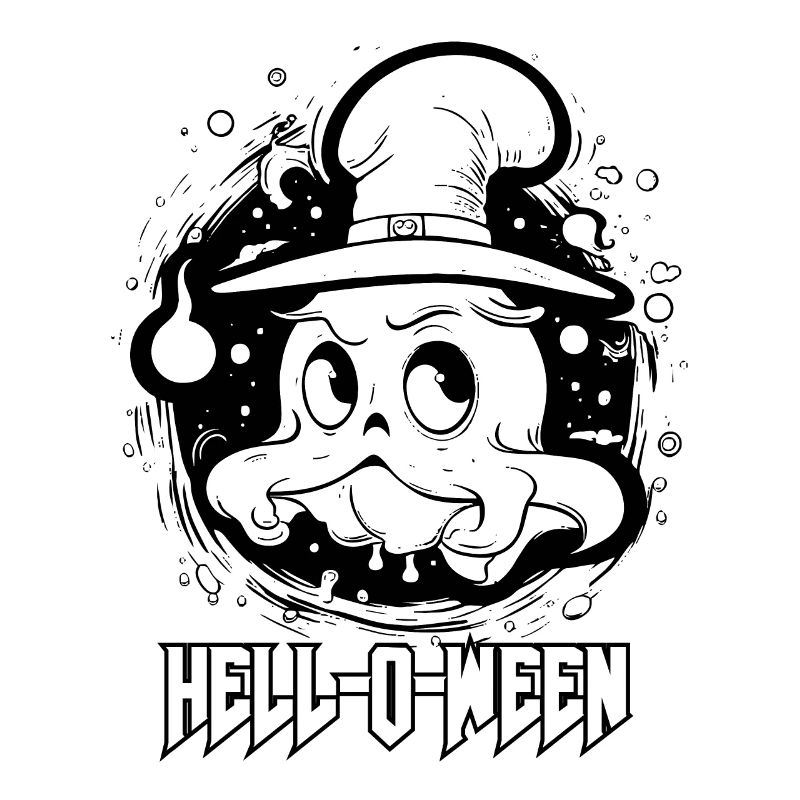 Hallo Halloween Geist