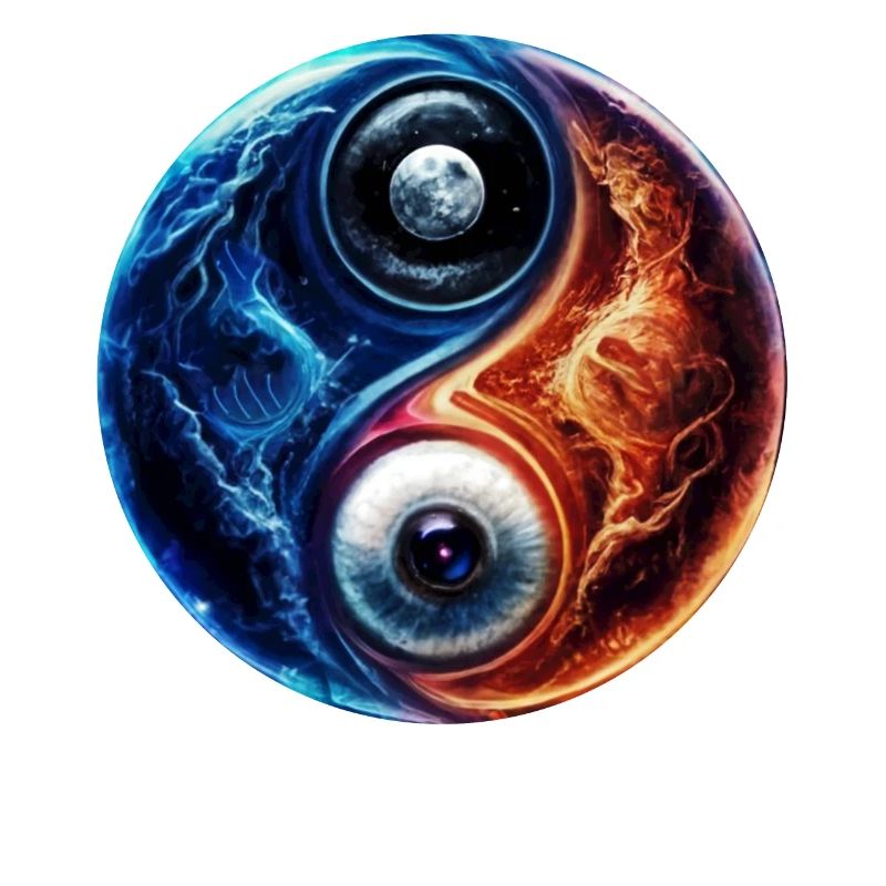 Yin Yang Wasserfeuer