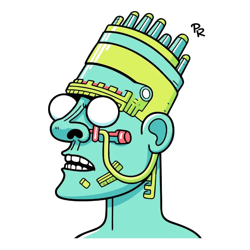 Lustiger Cartoon-Pharao