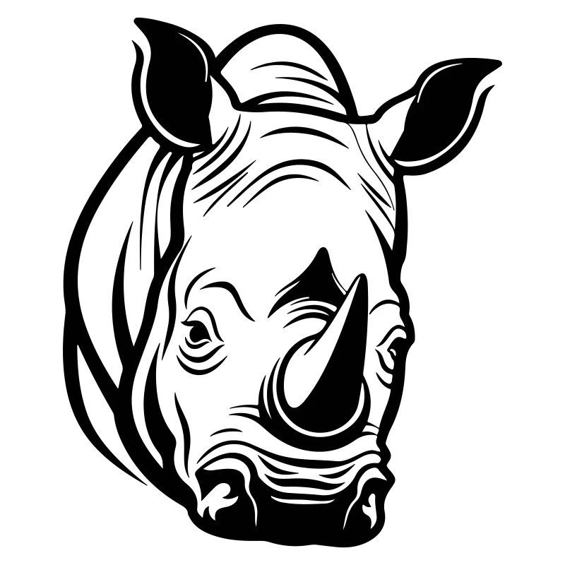 Nashorn Kopf