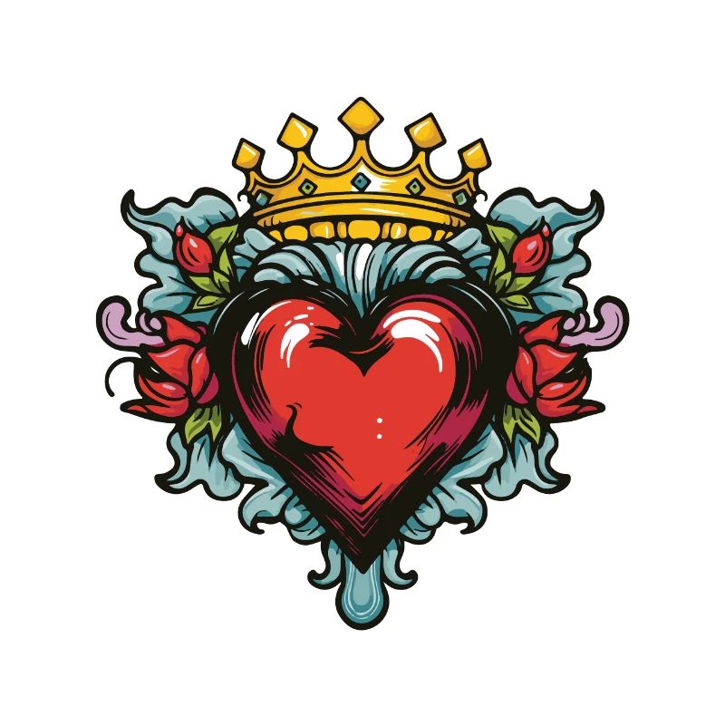 Herz Krone Liebe
