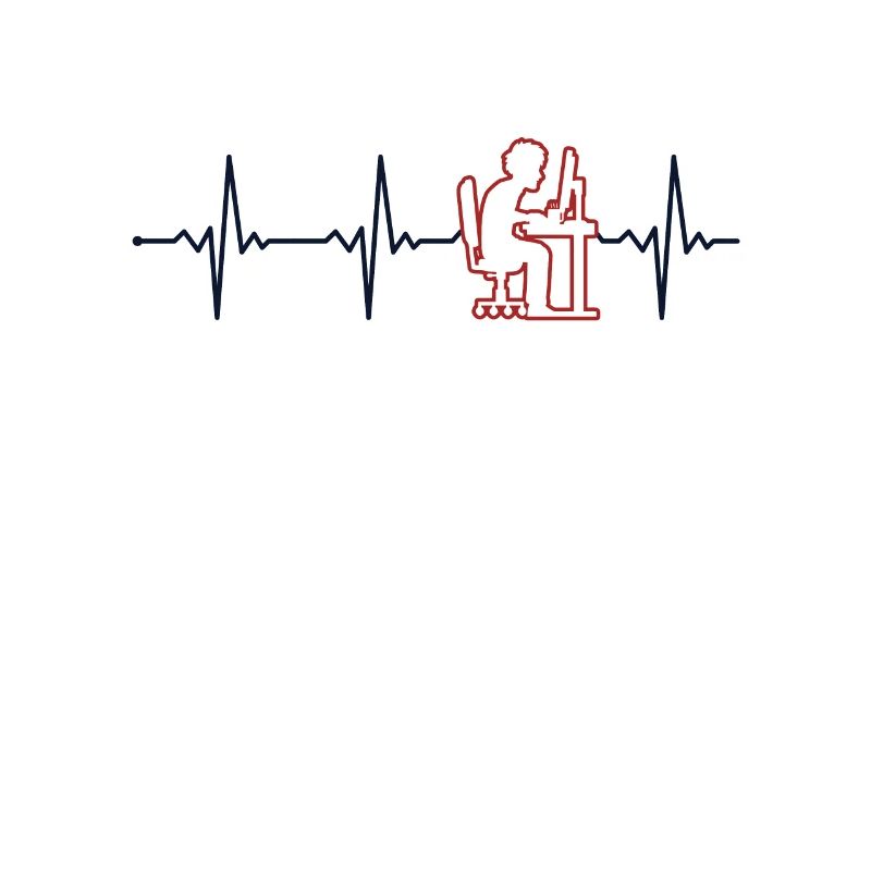 Programmer Heartbeat Softwareentwickler Coder