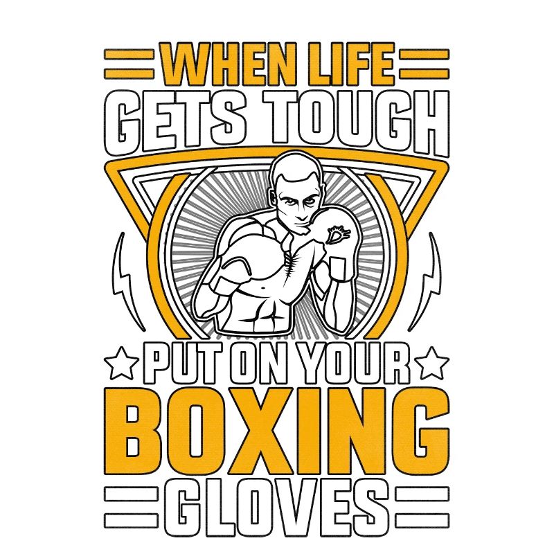 Quand la vie devient difficile, enfilez vos gants de boxe