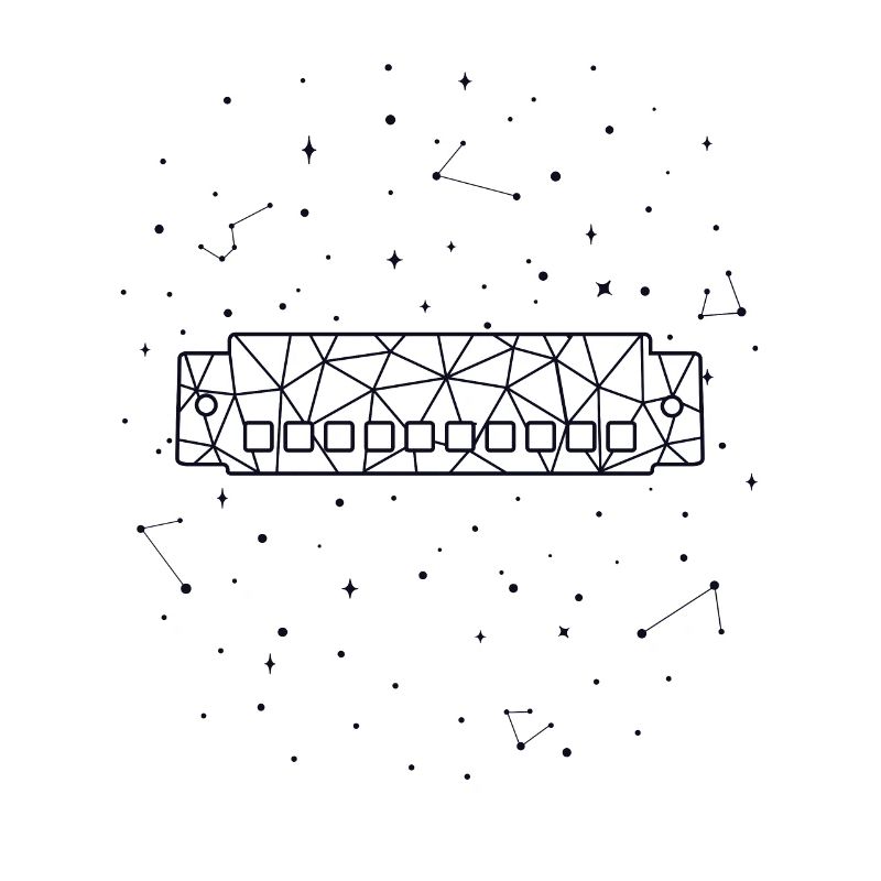 Sternbild Harmonica Constellation Harmonicist
