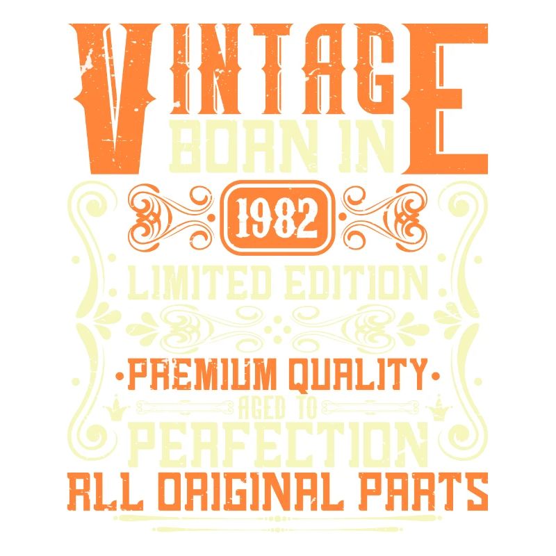 1982 Né en 1982 - Année de construction 1982 Anniversaire 1982