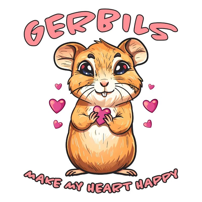 Gerbil Saying Racing Rat Funny Gerbil Gift