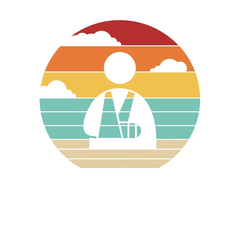 Retro Broken Arm Leg Broken Bone Broken Finger