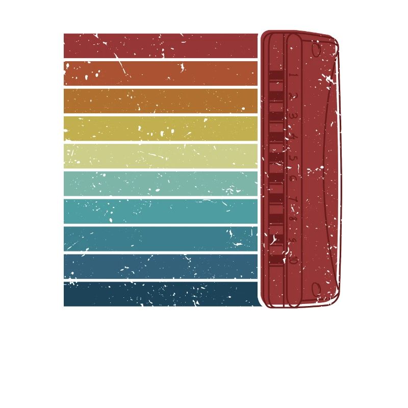 Harmoniciste rétro Harpe à bouche Harmonica harmonica