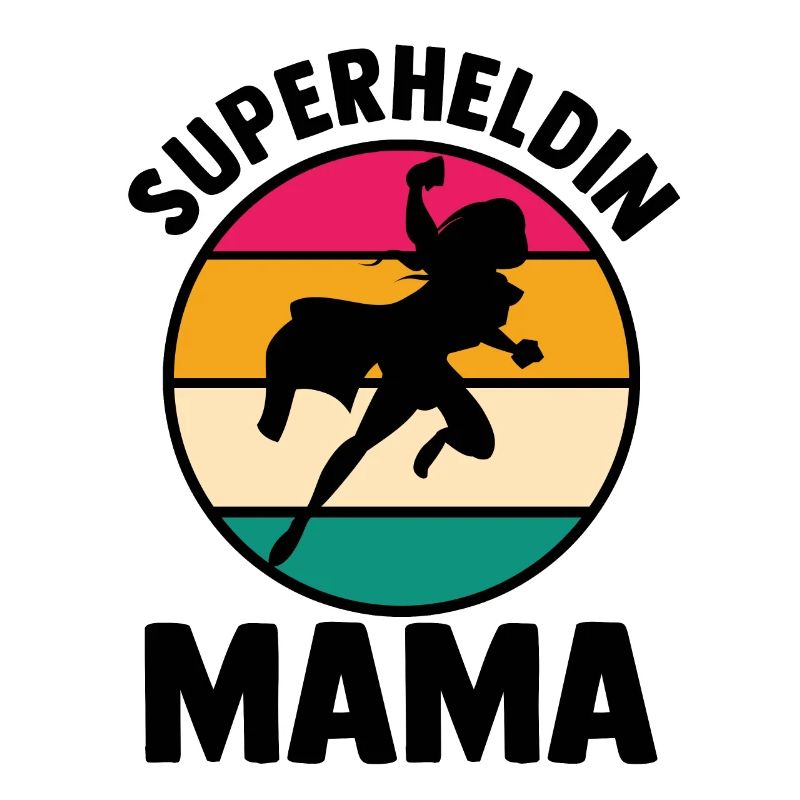 Mutter Superheldin Mama