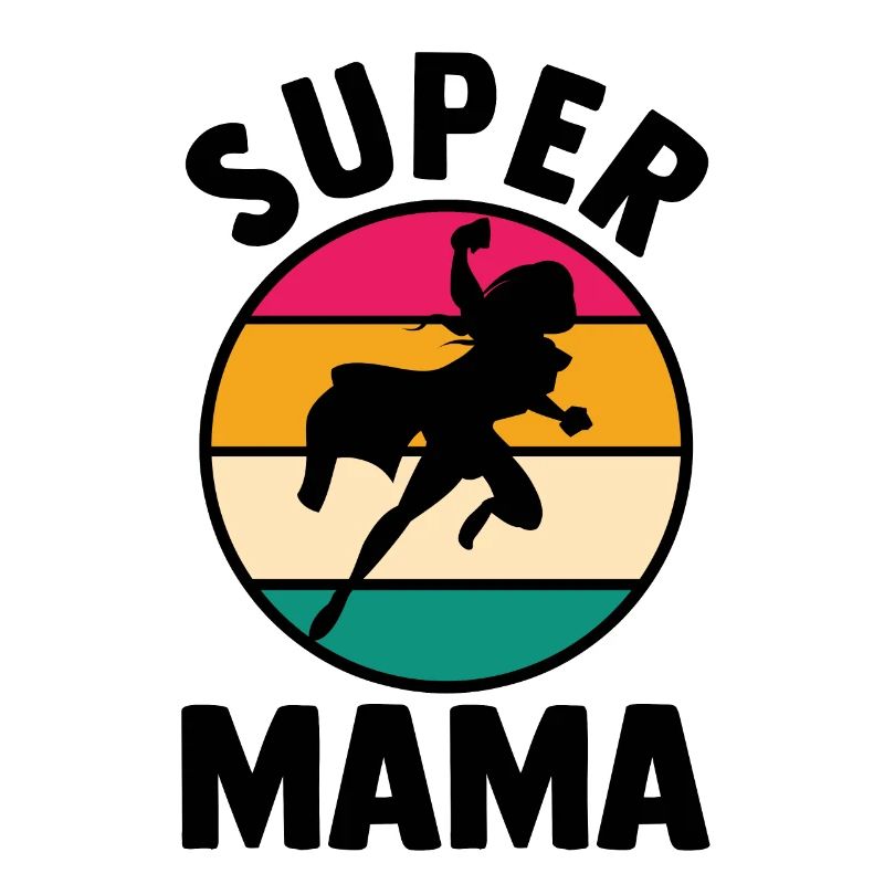 Mutter Superheldin Mama