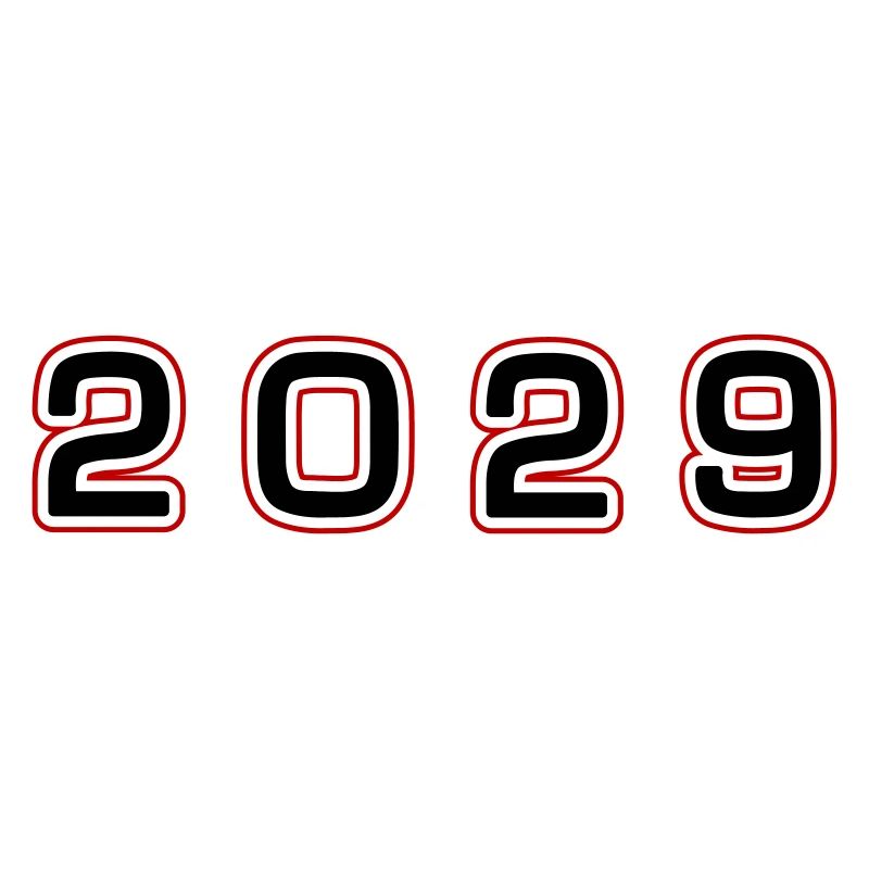 2029 Jahr Zahl