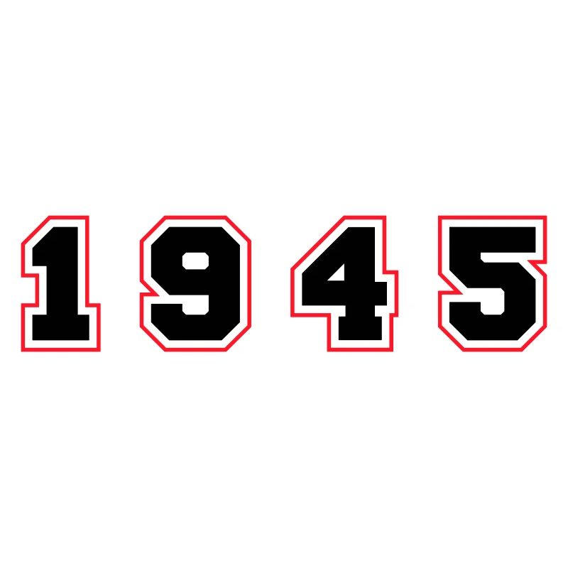 1945 Jahr Zahl