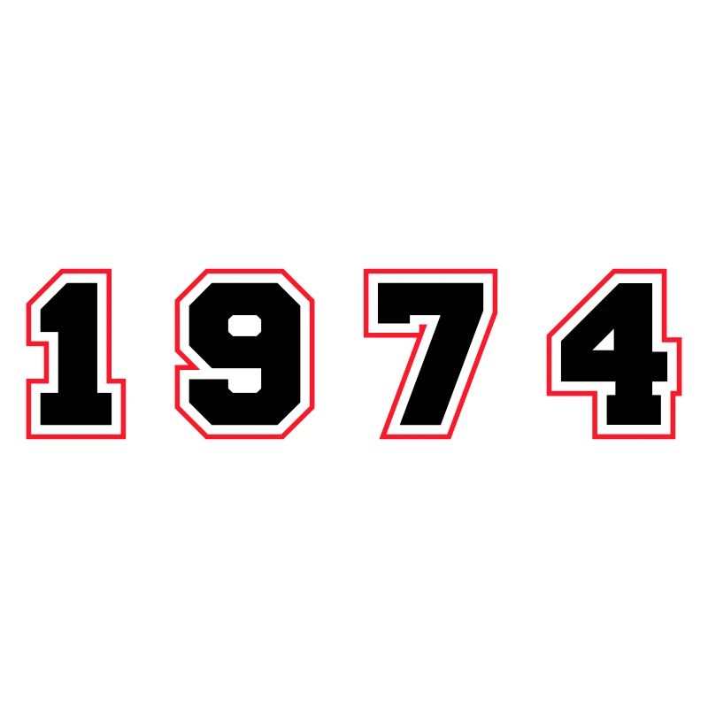 1974 Jahr Zahl