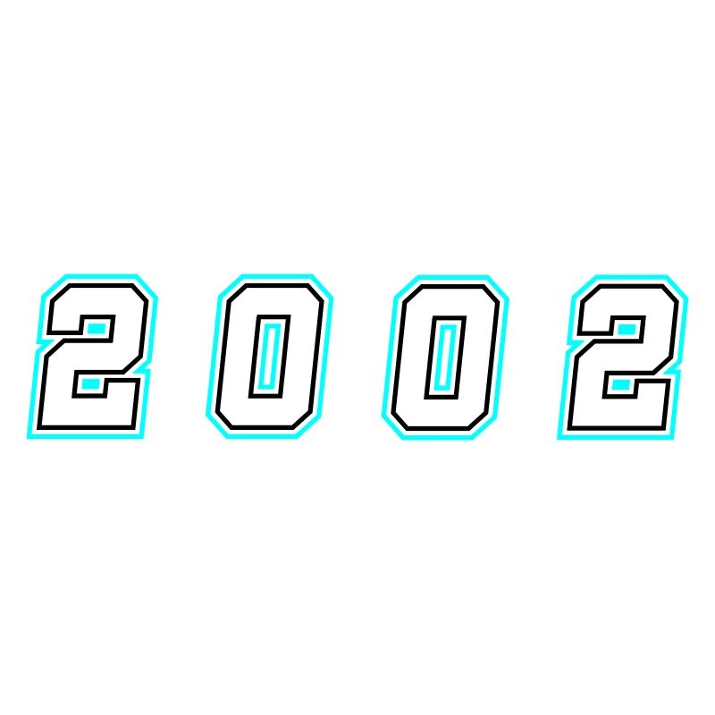 2002 Jahr Zahl