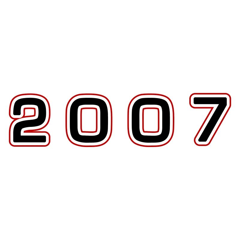 2007 Jahr Zahl