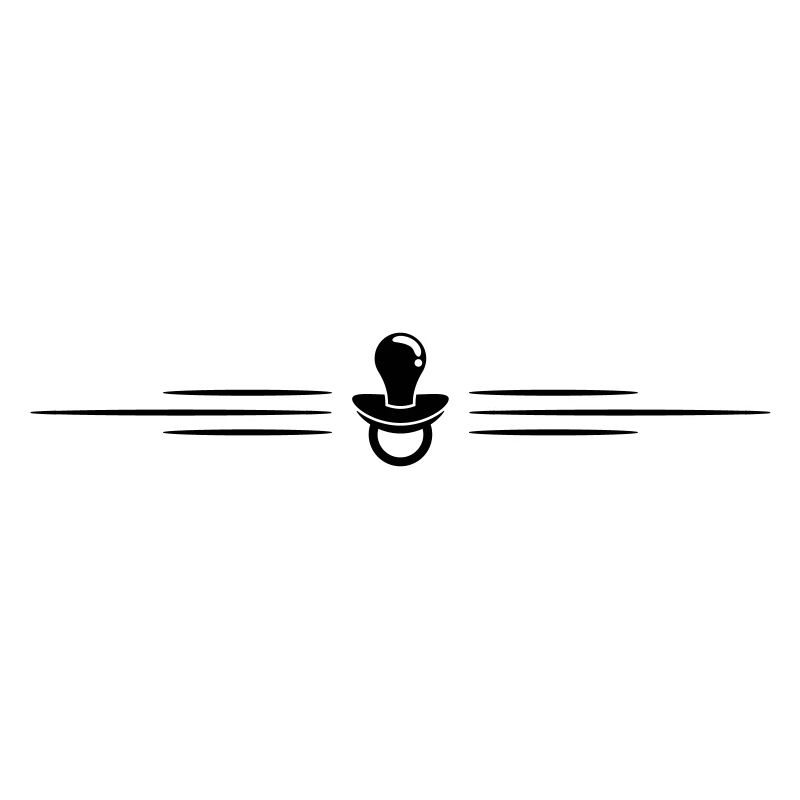 Pacifier line symbol