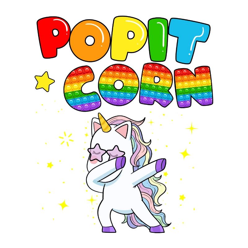 Pop It Corn Licorne douce enchanteresse