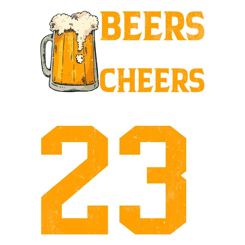 Acclamations et bière à 23 ans Chope de bière mousseuse