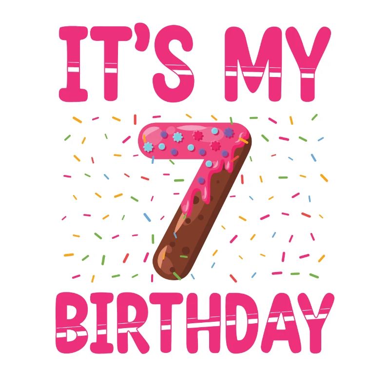 C’est mon 7e anniversaire | | du thème Sprinkles