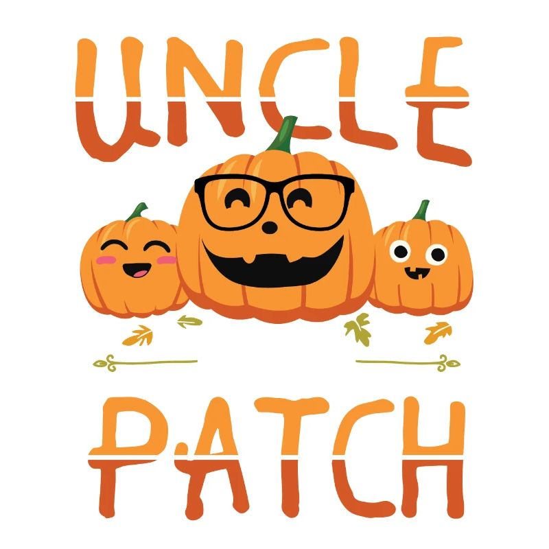 Oncle le patch Drôle et mignon Halloween