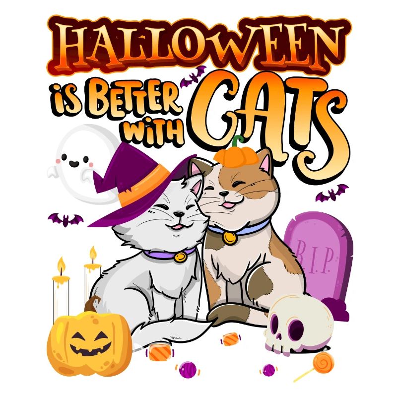 Halloween Is Better With Cats Spooky Kitty