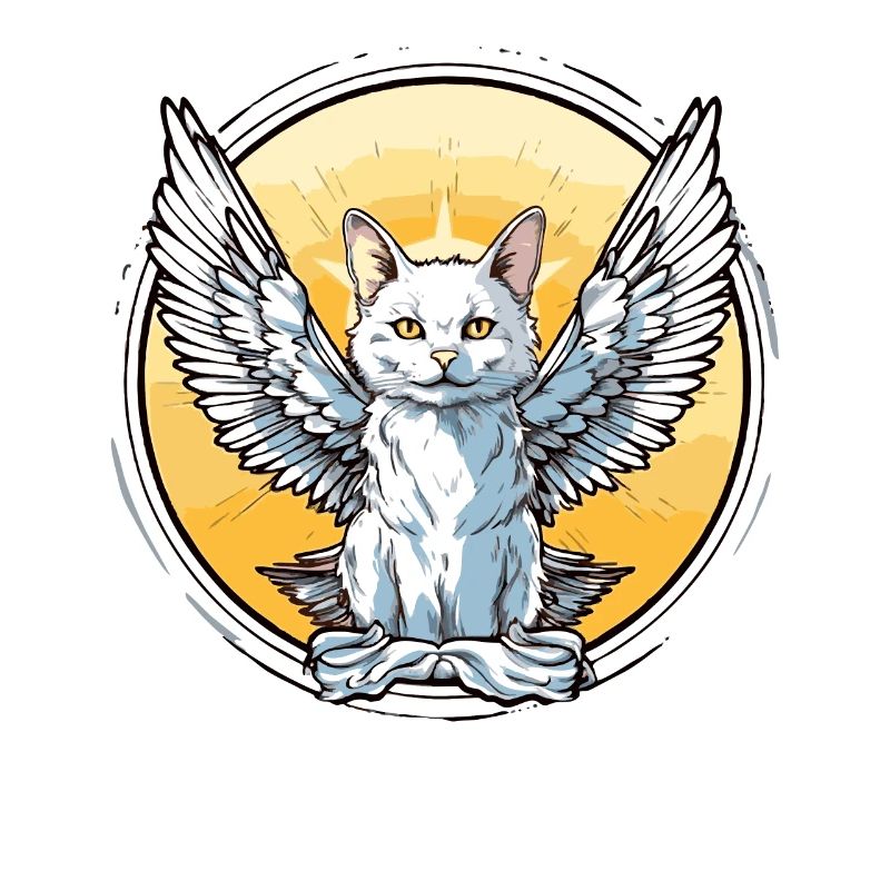 Katze mit Flügeln