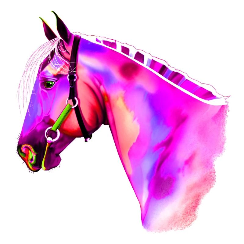 pink Pferd