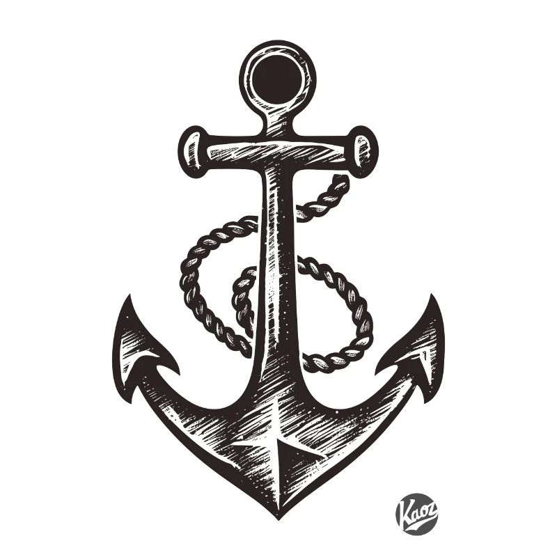 Segelschiff Anker