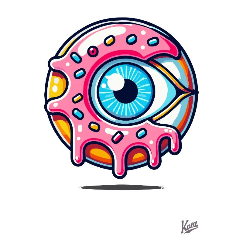 Monster-Auge-Donut