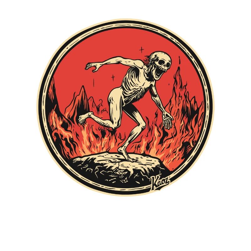 Sünder im Fegefeuer