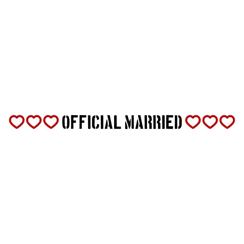 Married Hochzeit herzchen