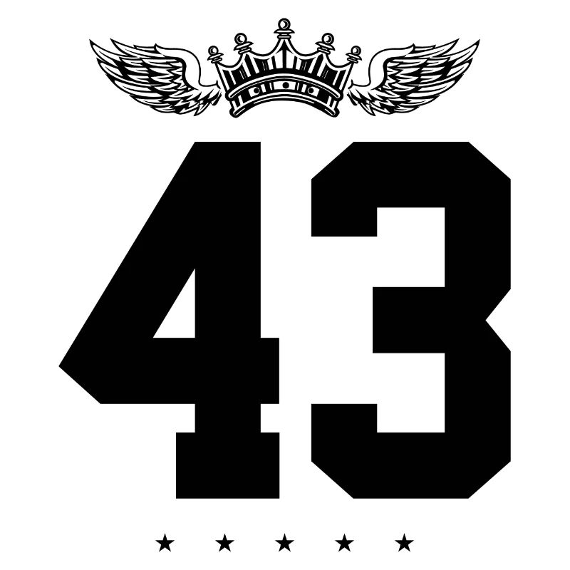 43 Zahl Krone