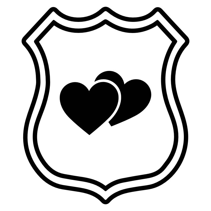 Herzen Symbol Wappen