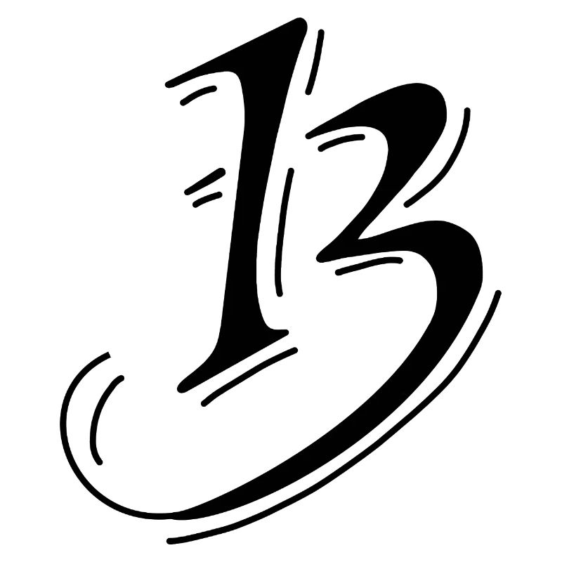 13 Zahl Ziffer