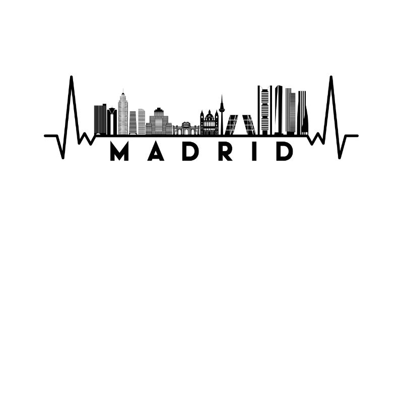 Herzschlag Skyline Spanien-Madrid