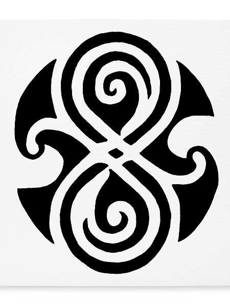 Schwarzes keltisches Symbol
