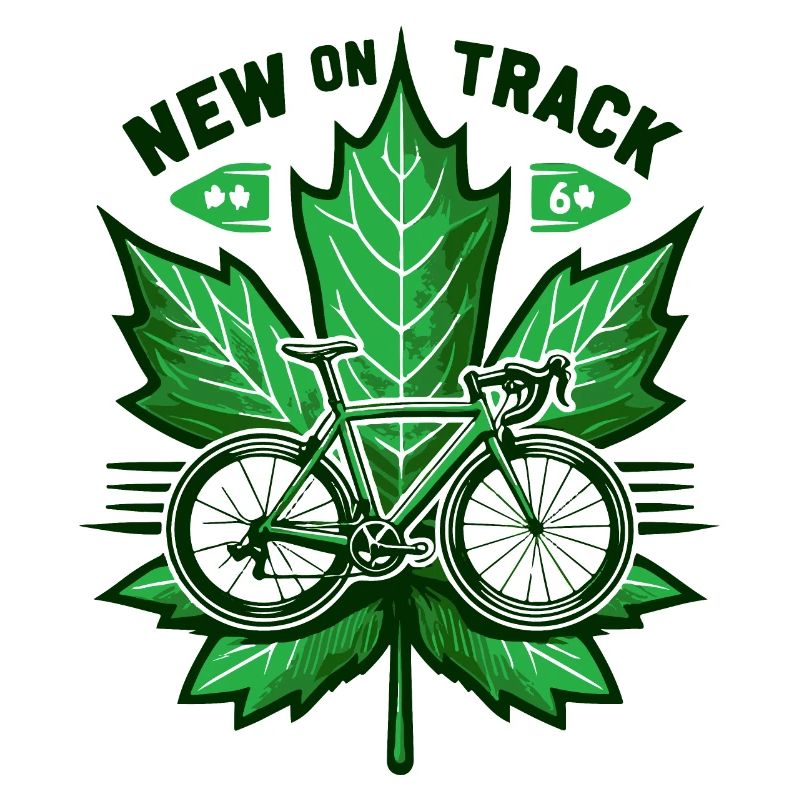 Radsport-Blatt-Logo-Design