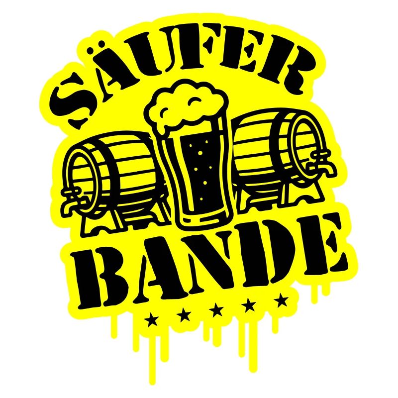 Säufer Bande Bier