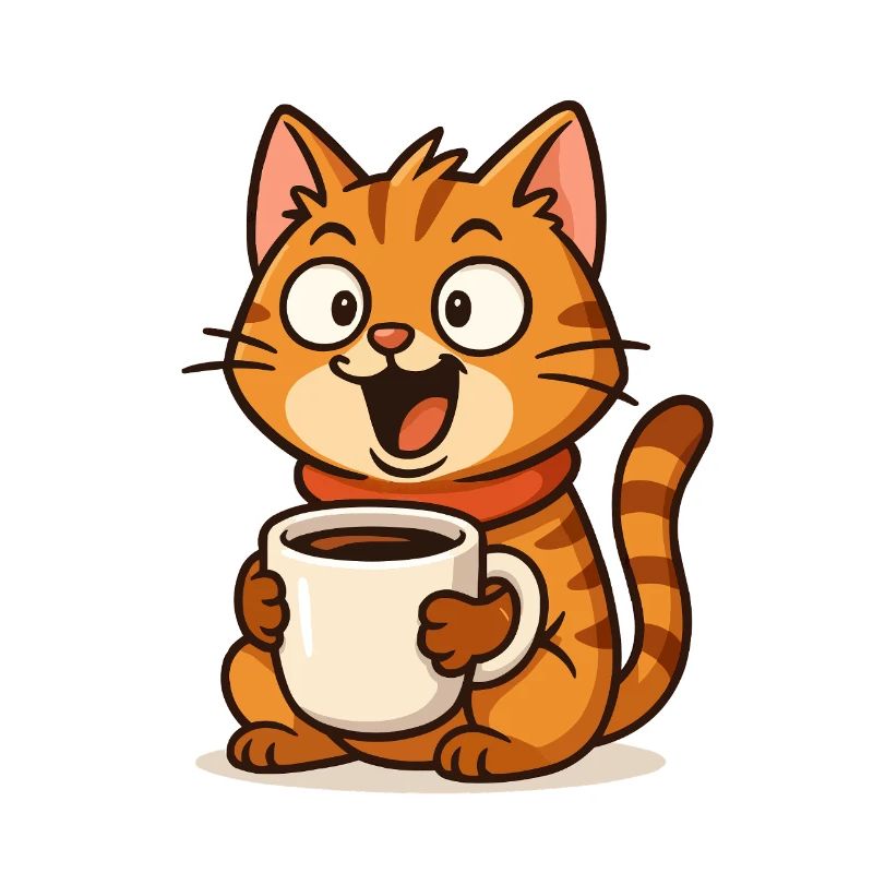Katzenkaffee Glücksmoment